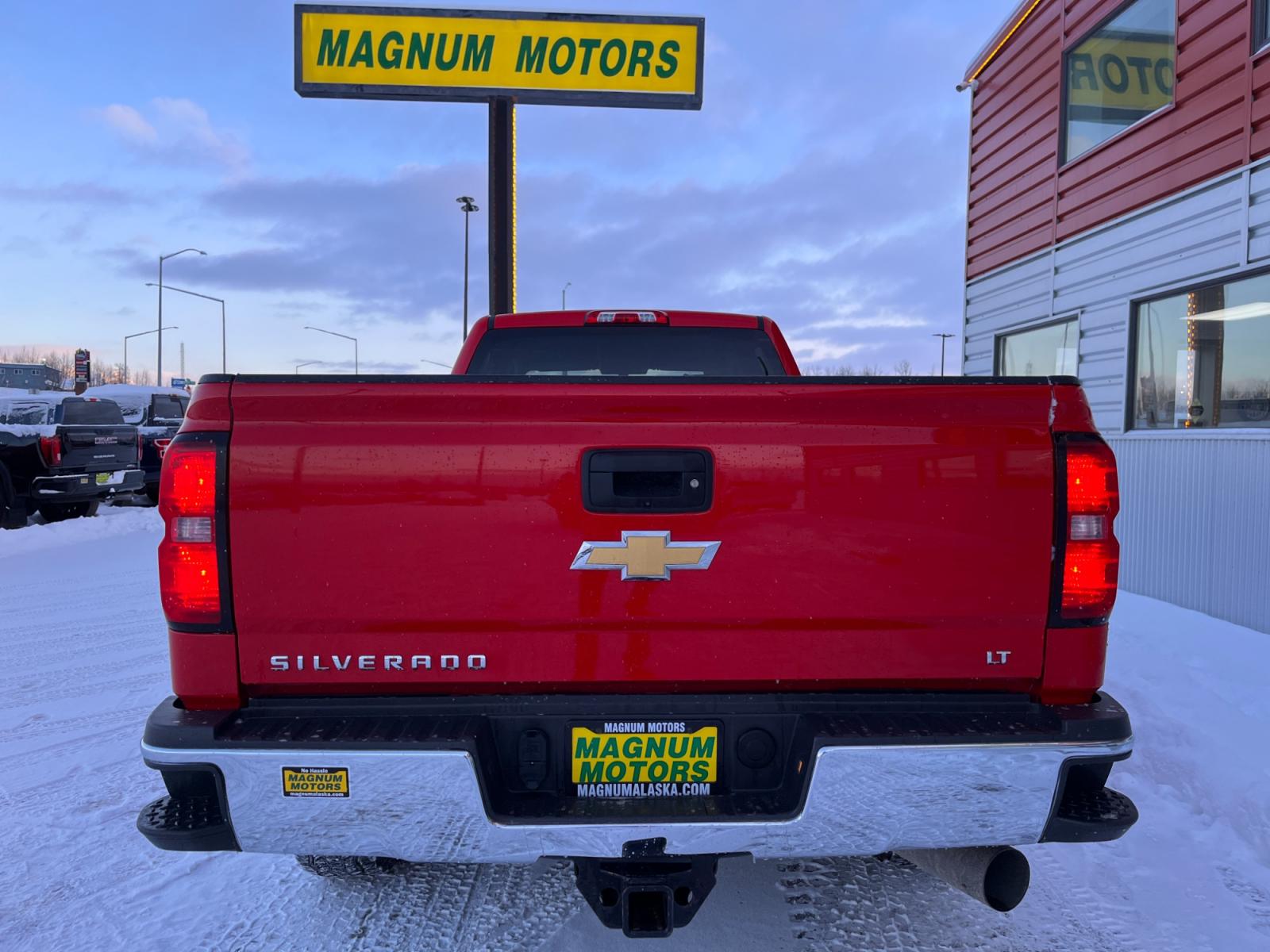 2019 Red /GRAY Chevrolet Silverado 2500HD LT 4WD (1GC1KSEY1KF) with an 6.6L V8 OHV 16V DIESEL engine, 6A transmission, located at 1960 Industrial Drive, Wasilla, 99654, (907) 376-5555, 61.573475, -149.400146 - Photo #3